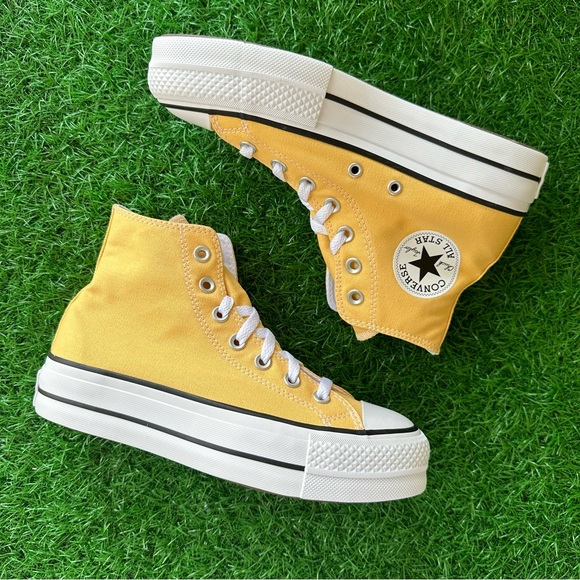 Converse Chuck Taylor All Star Lift Hi Cyber Mango - Picture 2 of 8